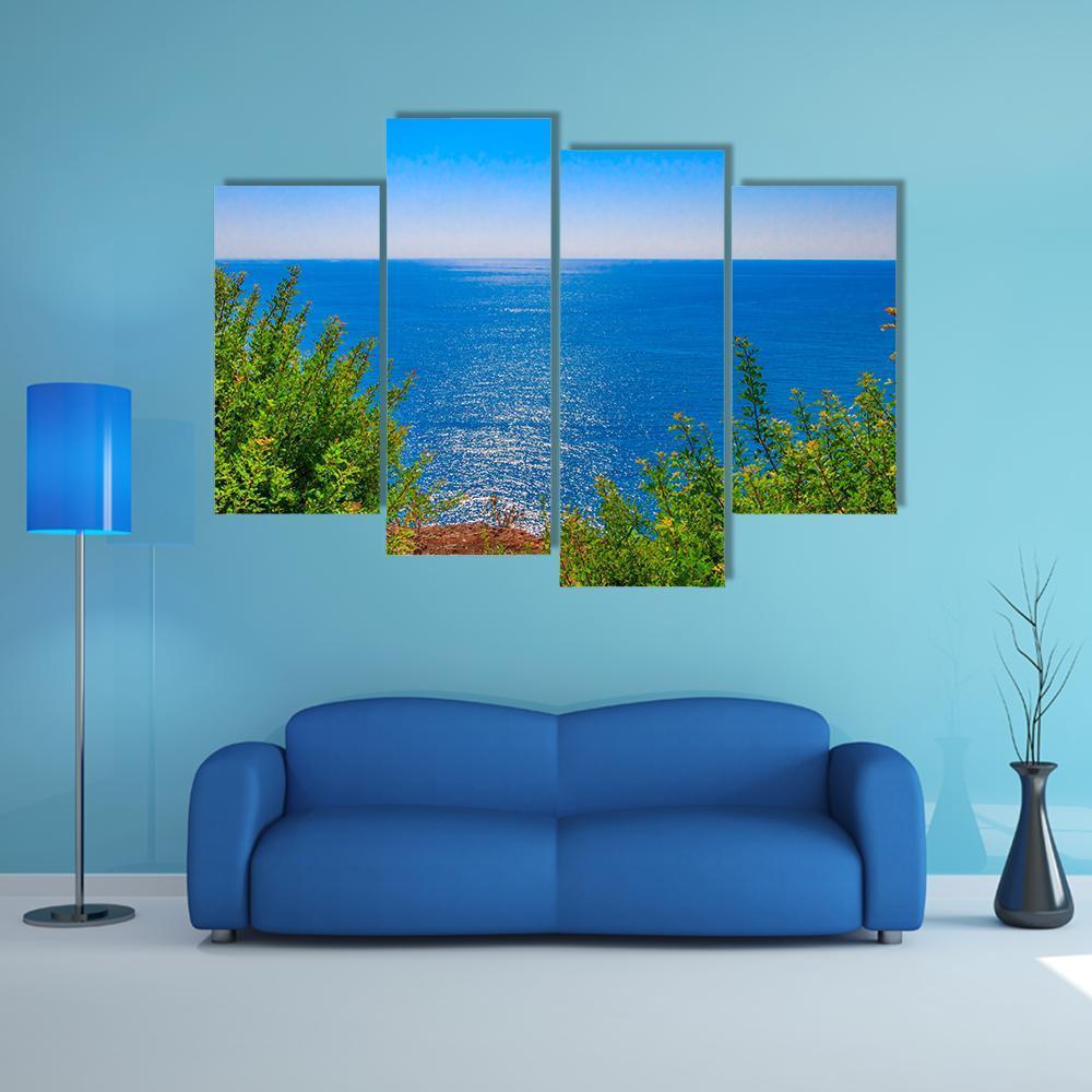 Waterfall Duden In Turkey Canvas Wall Art-4 Pop-Gallery Wrap-50" x 32"-Tiaracle