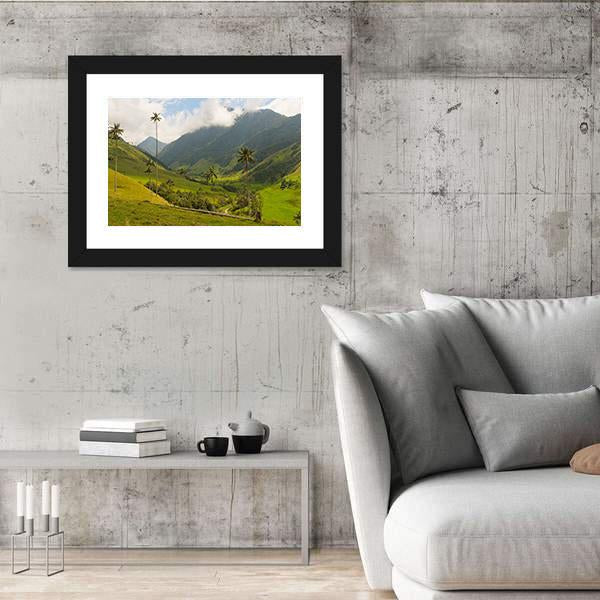 Wax Palm Trees Of Cocora Valley Canvas Wall Art-3 Horizontal-Gallery Wrap-25" x 16"-Tiaracle