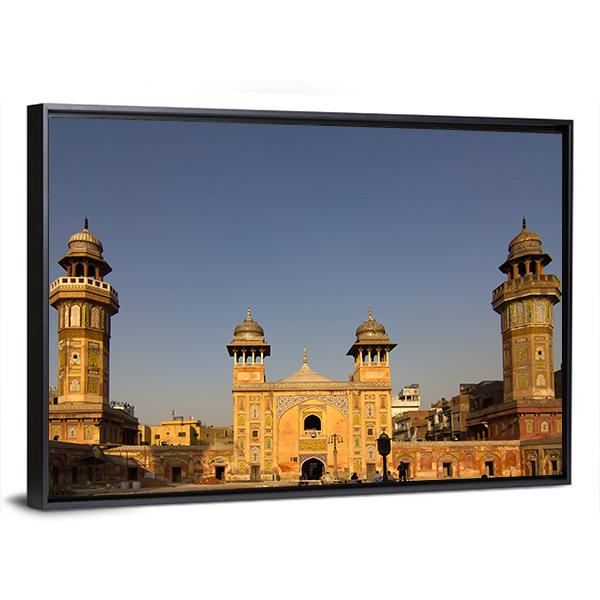 Wazir Khan Mosque In The Old City Center Of Lahore Pakistan Canvas Wall Art-5 Horizontal-Gallery Wrap-22" x 12"-Tiaracle