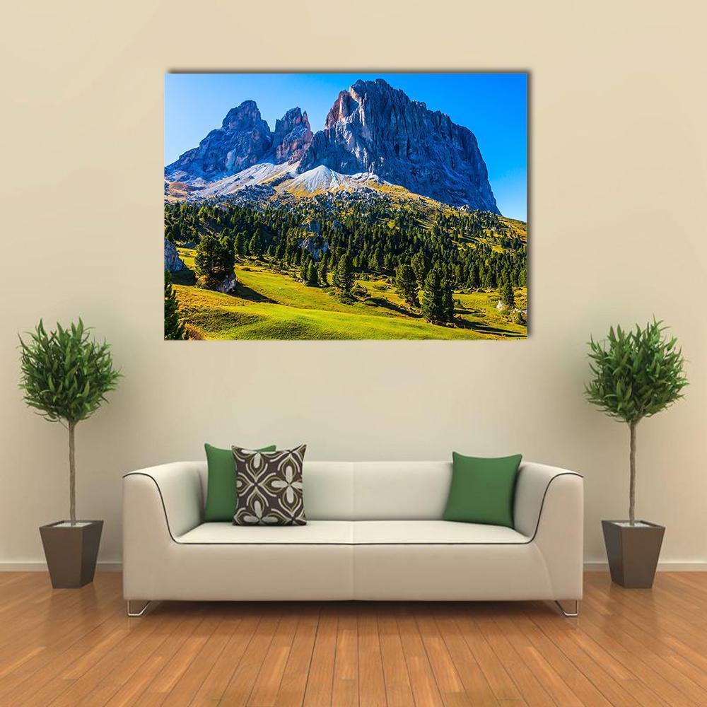 White And Gray Rocks In Morning Sun Canvas Wall Art-1 Piece-Gallery Wrap-36" x 24"-Tiaracle