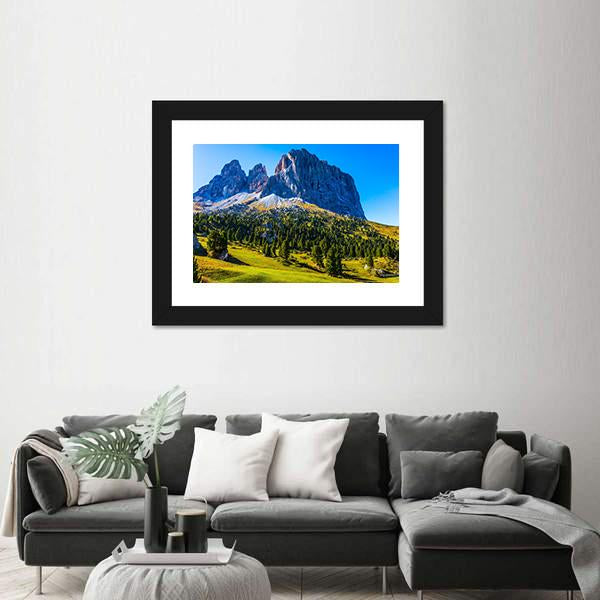 White And Gray Rocks In Morning Sun Canvas Wall Art-5 Horizontal-Gallery Wrap-22" x 12"-Tiaracle