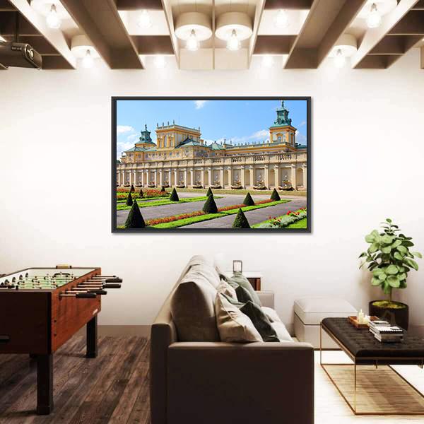 Wilanow Palace & Gardens Canvas Wall Art-5 Horizontal-Gallery Wrap-22" x 12"-Tiaracle