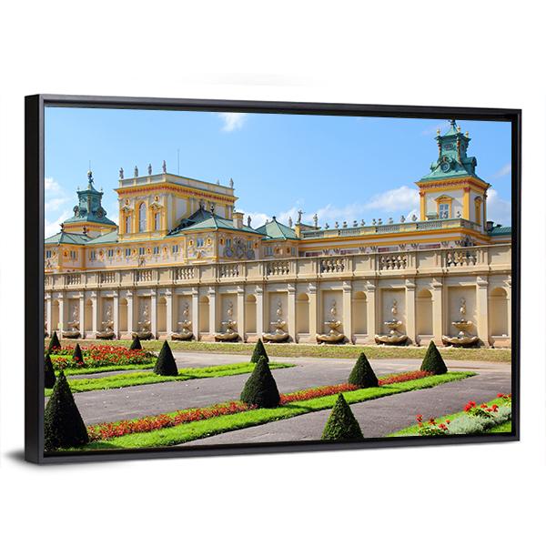 Wilanow Palace & Gardens Canvas Wall Art-5 Horizontal-Gallery Wrap-22" x 12"-Tiaracle
