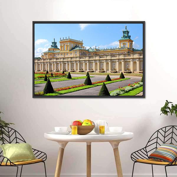 Wilanow Palace & Gardens Canvas Wall Art-3 Horizontal-Gallery Wrap-25" x 16"-Tiaracle