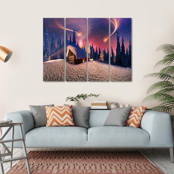 Wild Alpine Mountain In Carpathians Canvas Wall Art-4 Horizontal-Gallery Wrap-34" x 24"-Tiaracle