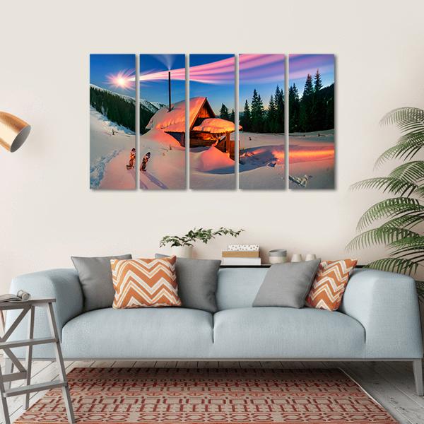 Wild Carpathian In Montenegro Canvas Wall Art-5 Horizontal-Gallery Wrap-22" x 12"-Tiaracle