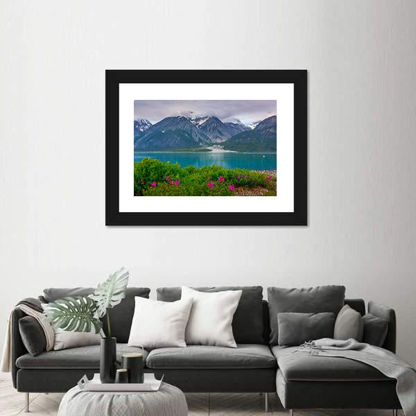 Wild Flowers In Glacier Bay National Park Alaska Canvas Wall Art-3 Horizontal-Gallery Wrap-25" x 16"-Tiaracle