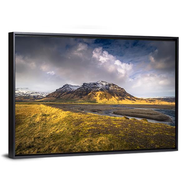 Wild Landscape Iceland Panoramic Canvas Wall Art-1 Piece-36" x 12"-Tiaracle