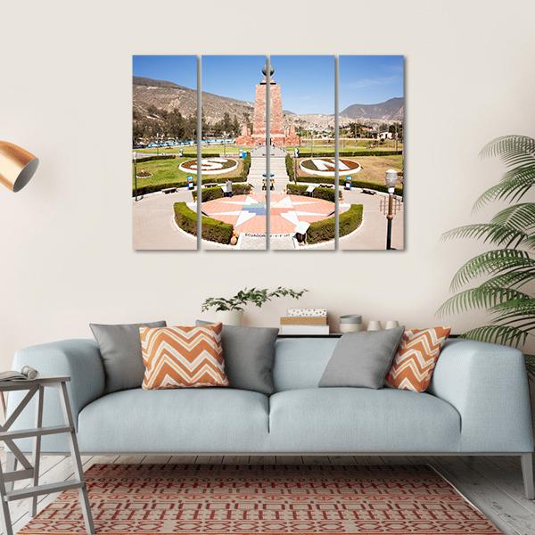 World City Memorial Canvas Wall Art-4 Horizontal-Gallery Wrap-34" x 24"-Tiaracle
