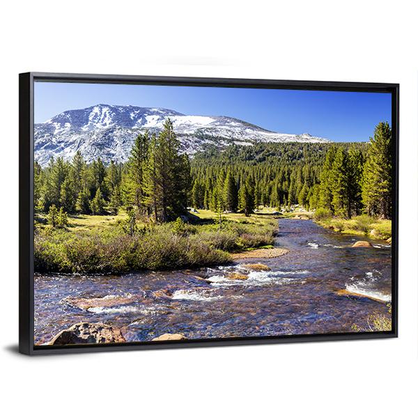 Yosemite National Park In California Canvas Wall Art-3 Horizontal-Gallery Wrap-25" x 16"-Tiaracle