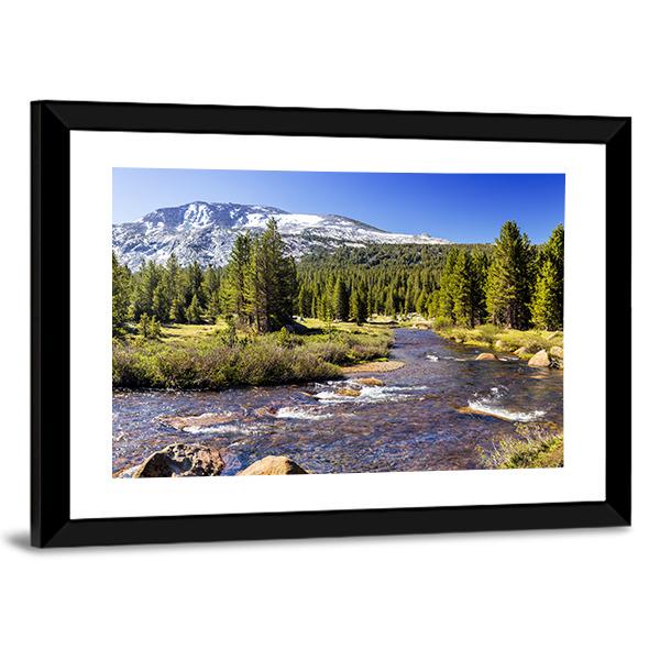 Yosemite National Park In California Canvas Wall Art-3 Horizontal-Gallery Wrap-25" x 16"-Tiaracle