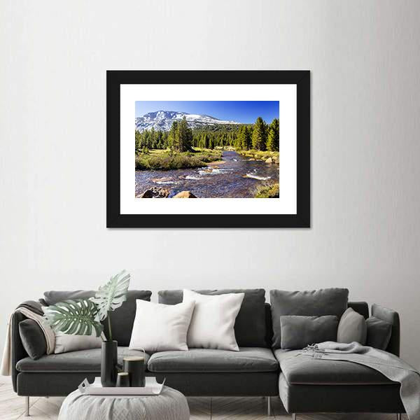 Yosemite National Park In California Canvas Wall Art-3 Horizontal-Gallery Wrap-25" x 16"-Tiaracle