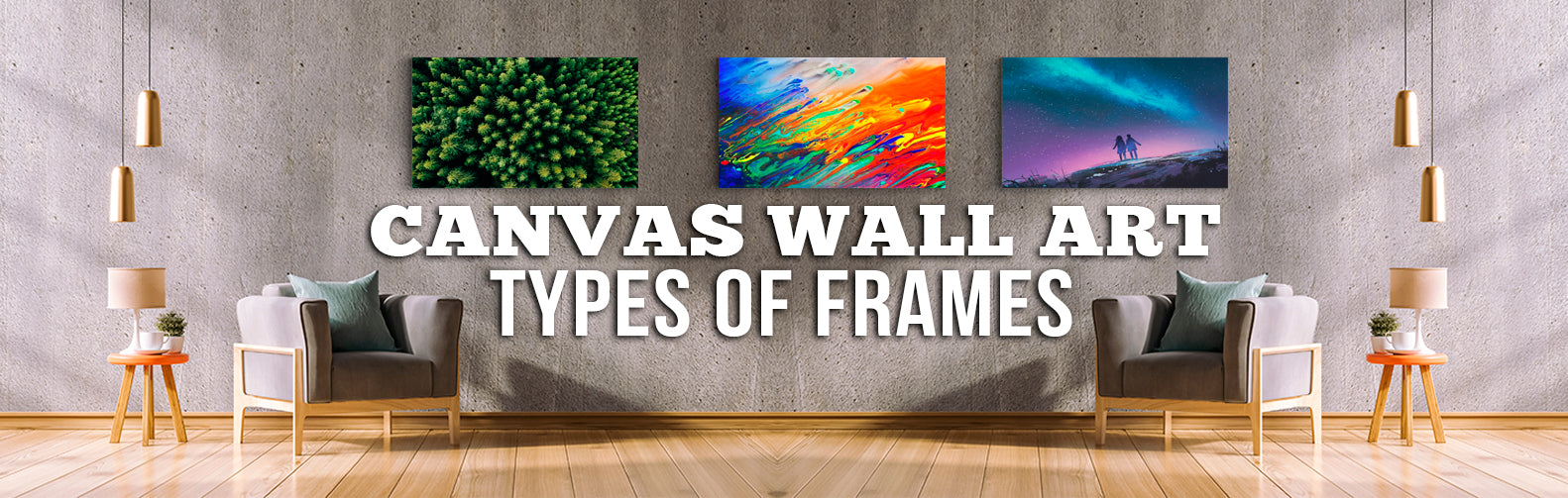 Canvas Wall Art | Types of Frames