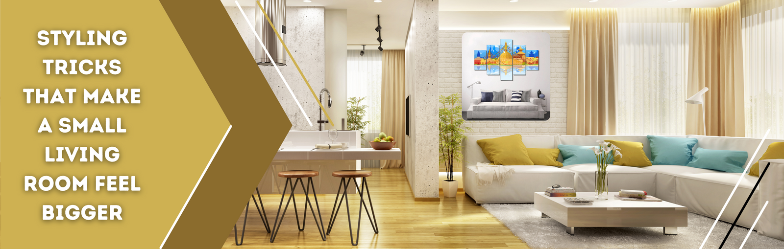 Styling Tricks That Make a Small Living Room Feel Bigger