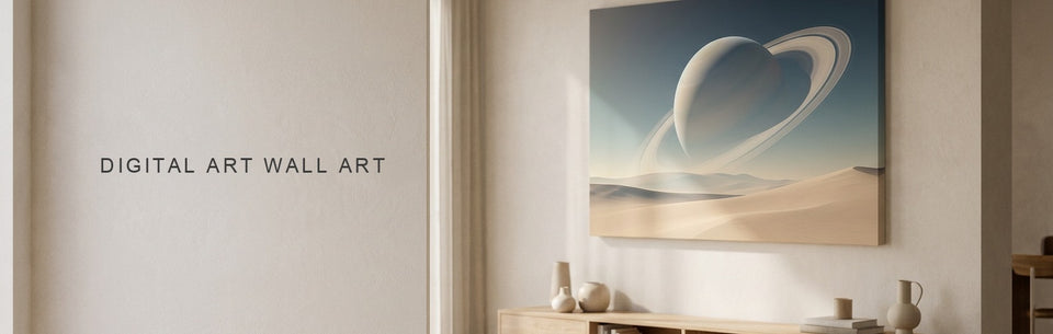 Digital Art Wall Art: Rendered, Not Photographed