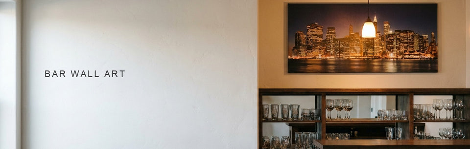 Bar Wall Art: Night and Weather
