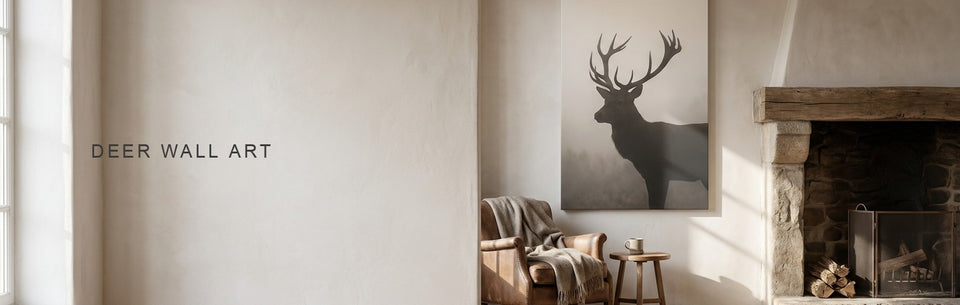Deer Wall Art: Silhouette or Portrait