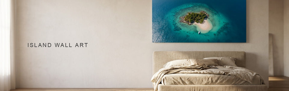 Island Wall Art: The Aerial Is the Shot