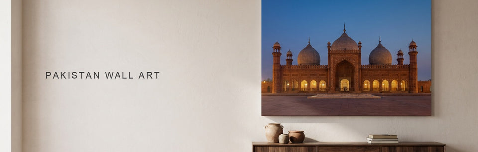 Pakistan Wall Art: Mosques, Forts or Mountains