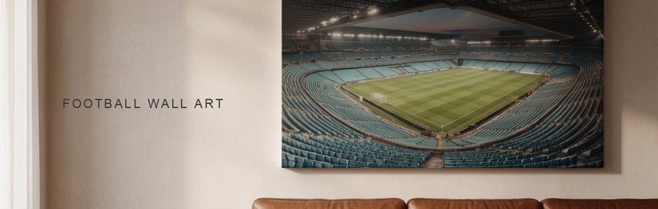Football Wall Art: Two Sports, One Word