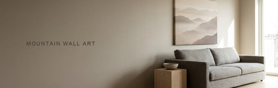 Mountain Wall Art: Choosing Scale, Palette and Peak