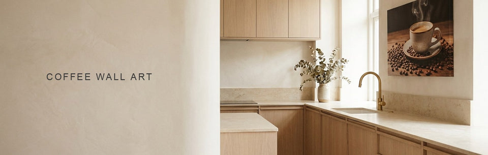 Coffee Wall Art: Small Walls and a Narrow Palette