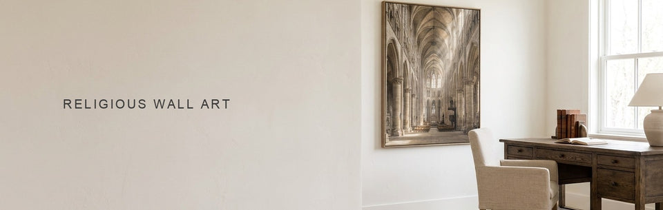 Religious Wall Art: Architecture, Not Devotional Imagery