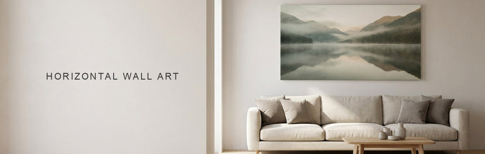 Horizontal Wall Art: Sizing With the Two Thirds Rule