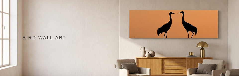 Bird Wall Art: Silhouette or Species Portrait