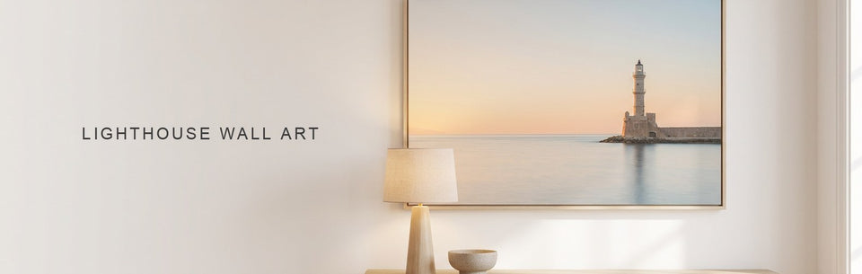 Lighthouse Wall Art: Calm Water Beats the Storm