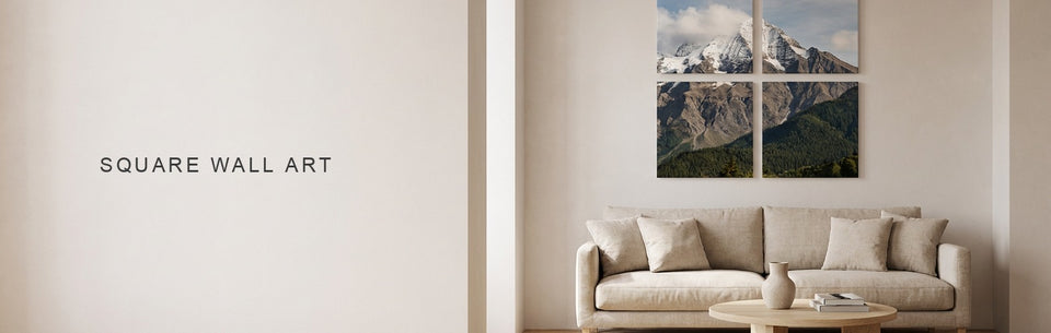 Square Wall Art: Four Panels, Not One