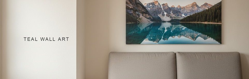 Teal Wall Art: Water at Three Depths