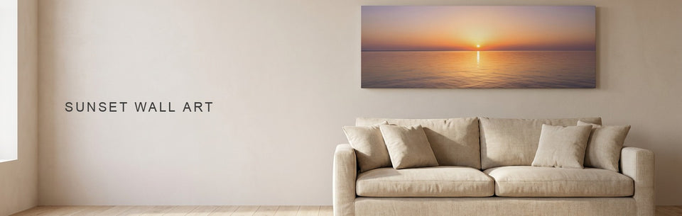 Sunset Wall Art: Water, Land or City