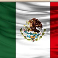 Mexican Flag with Eagle and Snake