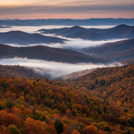 Tennessee Wall Art canvas print, the Smoky Mountains