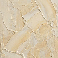 Cream Wall Art canvas print, an abstract painted canvas surface in rich cream and warm buttermilk pigment