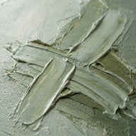 Sage Green Wall Art canvas print, an abstract painted canvas surface in soft sage green pigment