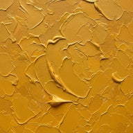 Yellow Wall Art canvas print, an abstract painted canvas surface in bright sunlit yellow and warm saffron pigment
