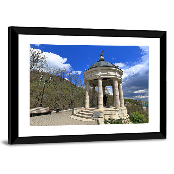 Classical Rotunda on Hillside Canvas Wall Art