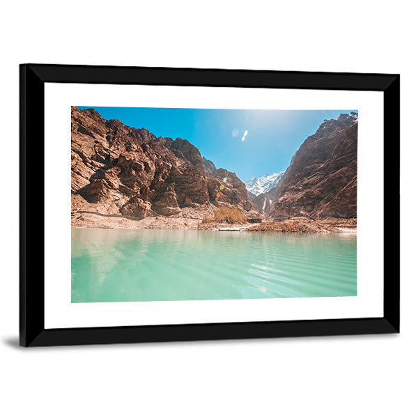 Attabad Lake In Northern Pakistan Canvas Wall Art