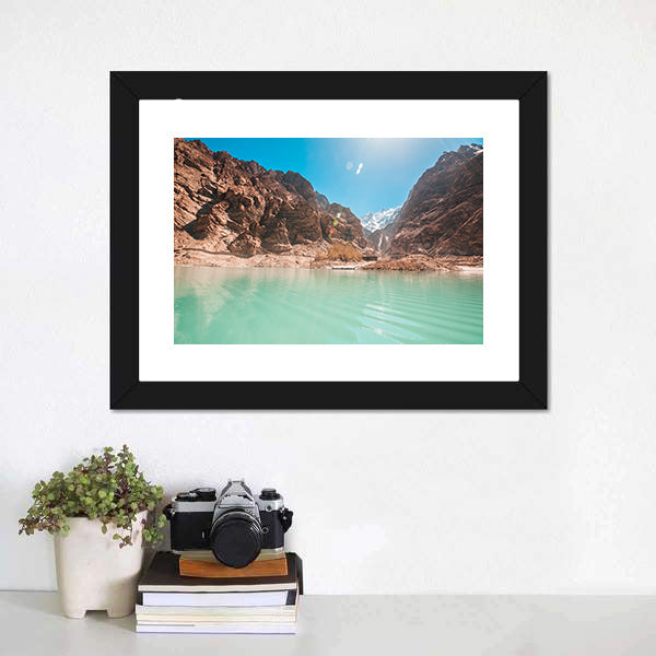 Attabad Lake In Northern Pakistan Canvas Wall Art