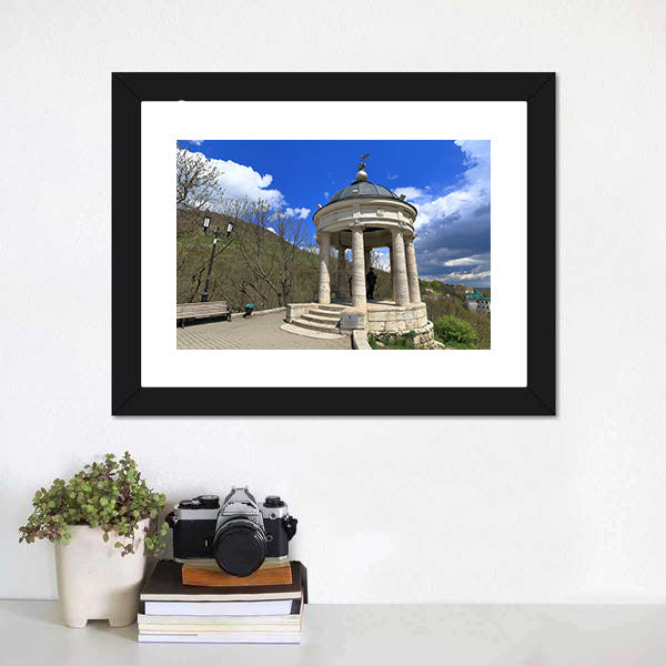 Classical Rotunda on Hillside Canvas Wall Art