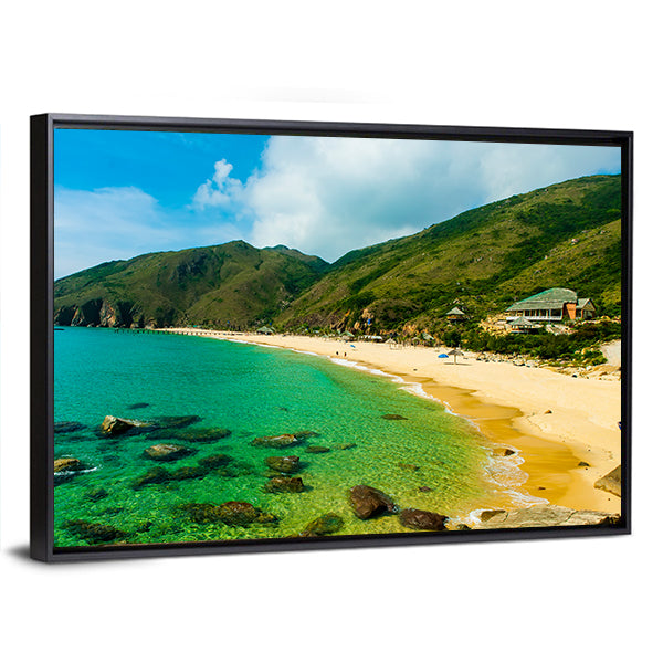 Ky Co Beach Seaside View Canvas Wall Art