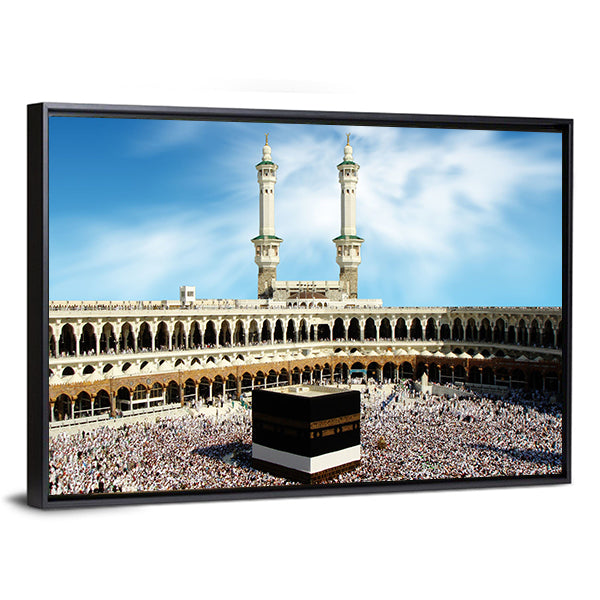Holy Kaaba in Mecca Canvas Wall Art