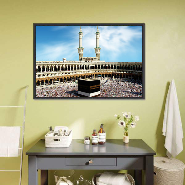 Holy Kaaba in Mecca Canvas Wall Art