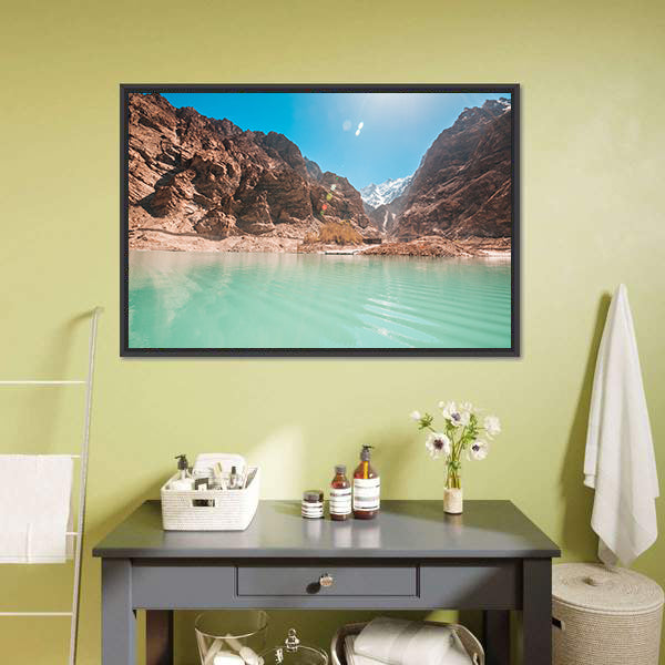 Attabad Lake In Northern Pakistan Canvas Wall Art