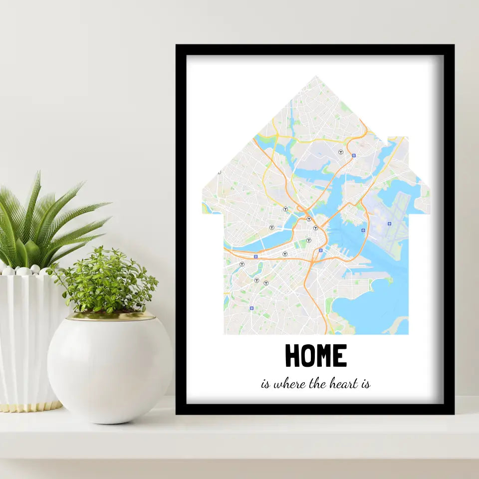 Home Is Where the Heart Is Canvas Wall Art