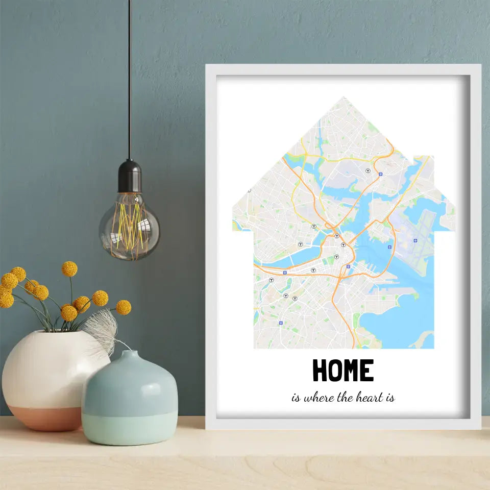 Home Is Where the Heart Is Canvas Wall Art