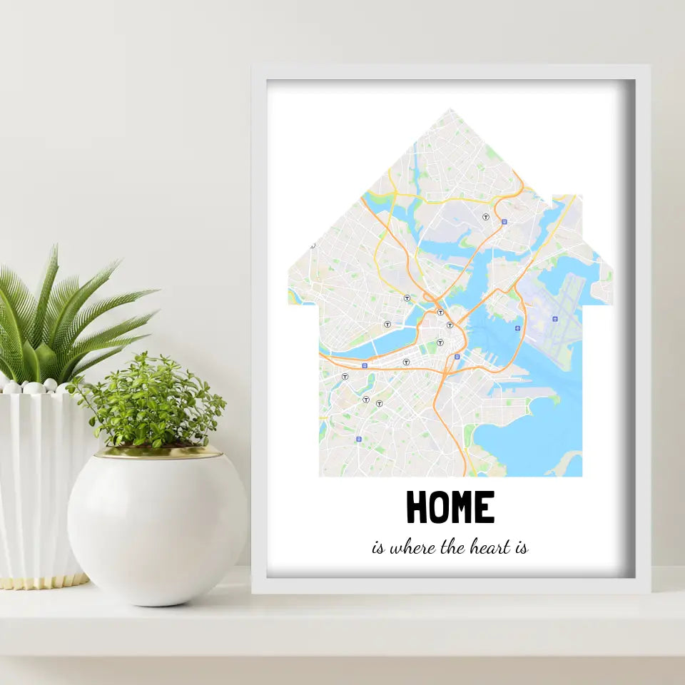 Home Is Where the Heart Is Canvas Wall Art