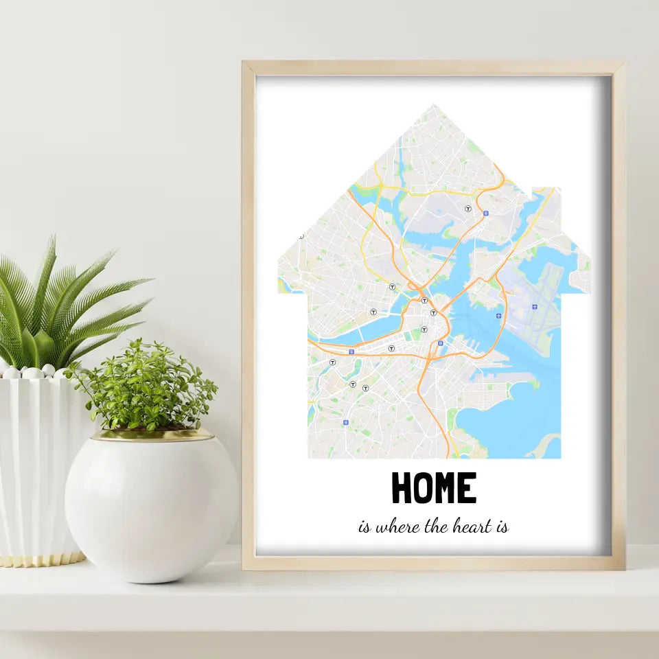 Home Is Where the Heart Is Canvas Wall Art